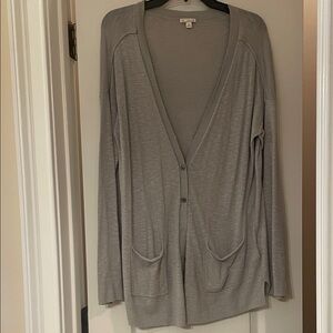 GAP Women's Light Gray Cardigan